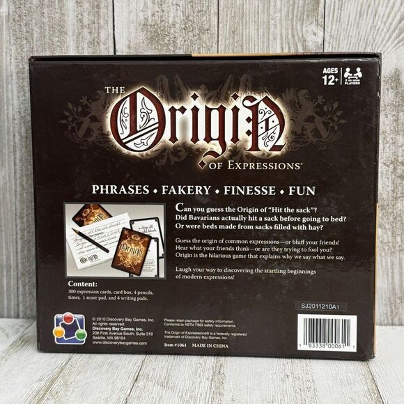 Origin of Expressions Board Game Discovery Bay Games - NEW - Picture 3 of 3
